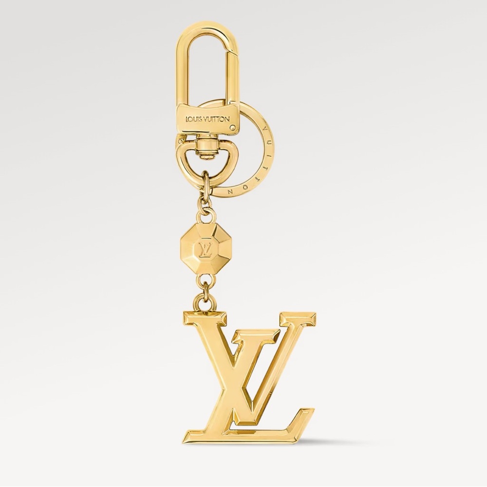 Louis Vuitton Authentic LV Facettes Bag Charm & Key Holder